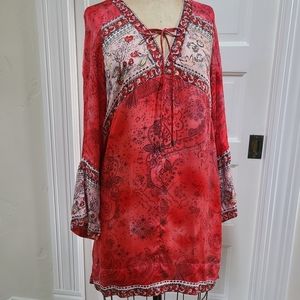 Odd Molly Red Butterfly Dress